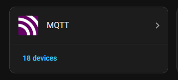 MQTT Integratie Tegel